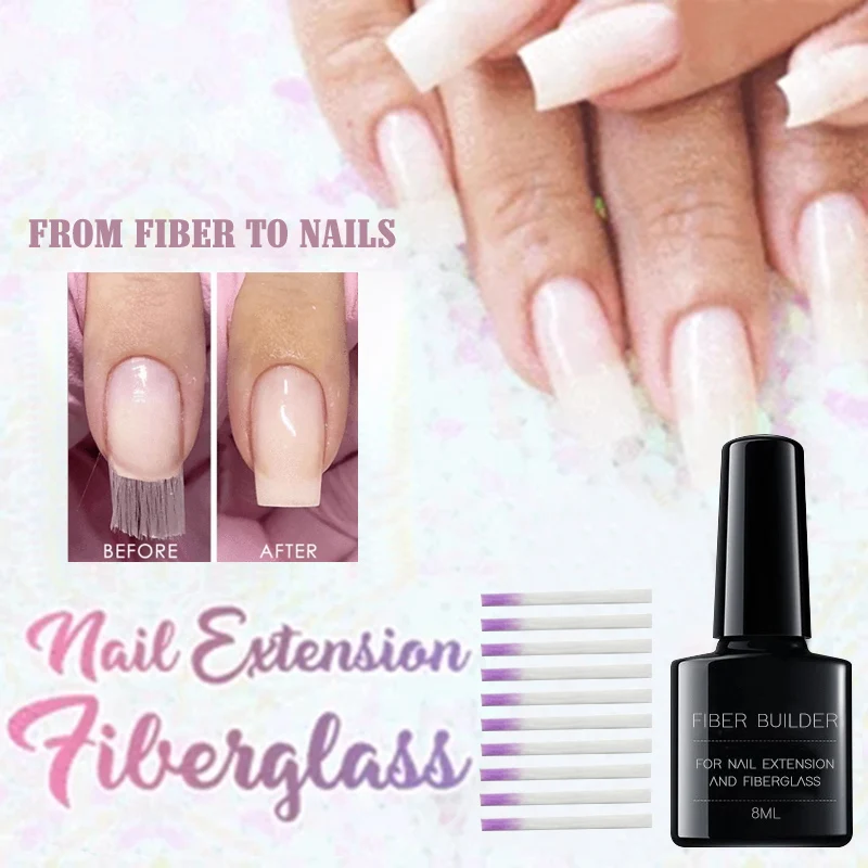 Наращивание ногтей набор из стекловолокна Apple сильный клеящийся накладные ногти наращивание домашний маникюрный салон инструмент SK88