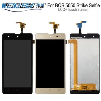 

High Quality For BQ BQS-5050 BQS5050 BQS 5050 Strike Selfie LCD Display+Touch Screen Digitizer Assembly Replacement Parts