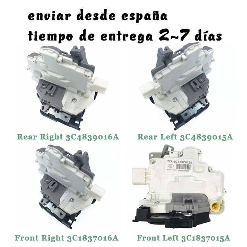 

Front Rear Left Right Door Lock Actuator FOR VW PASSAT B6 SKODA SUPERB FOR AUDI Q3 Q5 A4 A5 Q7 TT Door Lock Latch Actuator