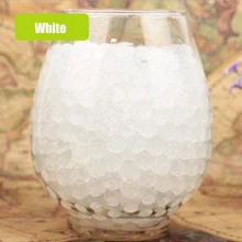 100 pcs/lot Crystal Soil Water Beads Hydrogel Gel Polymer Seeds Flow Mud Grow Ball Beads Orbiz Growing Bulbs Children Toy Ball