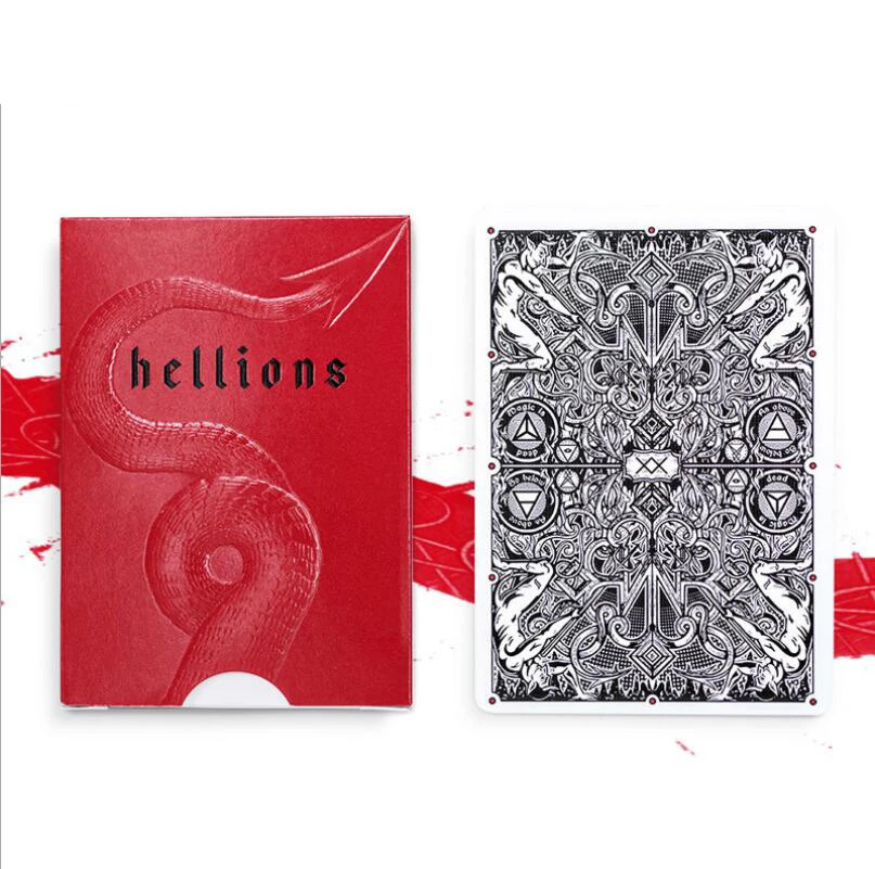 Madison Hellions Ellusionist колода Волшебные обычные игральные карты покер стандартные колоды магический трюк Запечатанные колоды