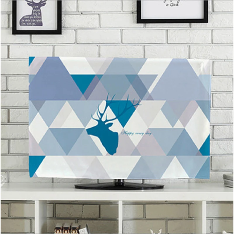 Модный пылезащитный чехол для ЖК-телевизора Практичный чехол для телевизора с плоским экраном пылезащитный чехол сумка для хранения - Цвет: Nordic elk