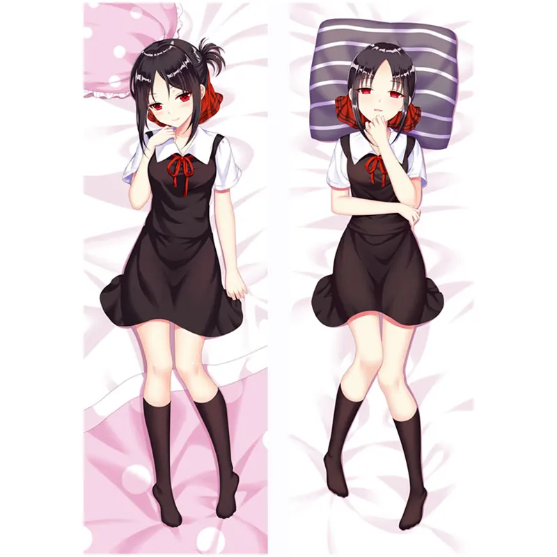 Polyester Аниме kaguya sama: love is war наволочка Dakimakura сексуальная девушка 3D двухстороннее постельное белье обнимающие наволочки для подушек BM02 - Цвет: Polyester