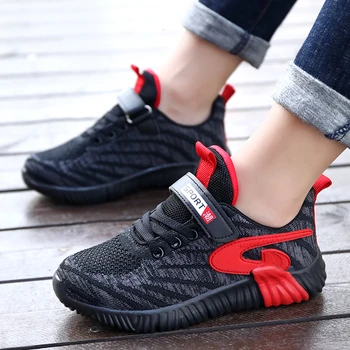 

Odipon Autumn Mesh Running Shoes Kids Sneakers Boys Breathable Casual Anti-slippery Outdoor Child Sport Shoes Trainers Footwear