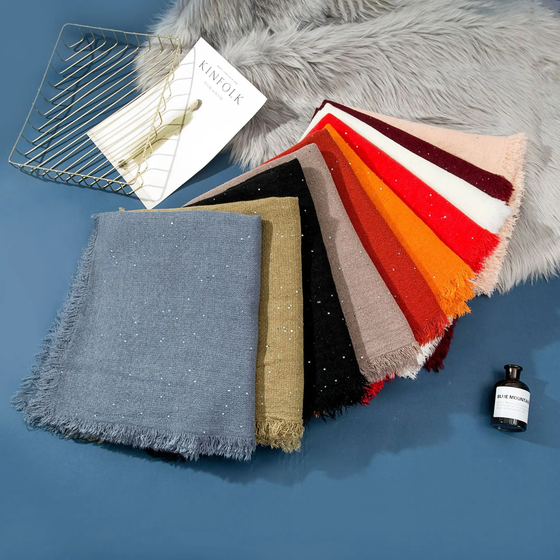 Оптовая продажа с фабрики настраиваемый Za Home Air Sense шаль 19 новый стиль осень-зима тонкий художественный искусственный кашемир Sequ