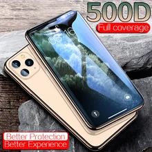 500D полное Защитное стекло для iPhone 11 Pro XS Max X XR Защита экрана для iPhone 7 8 6 Plus X 6s закаленное стекло