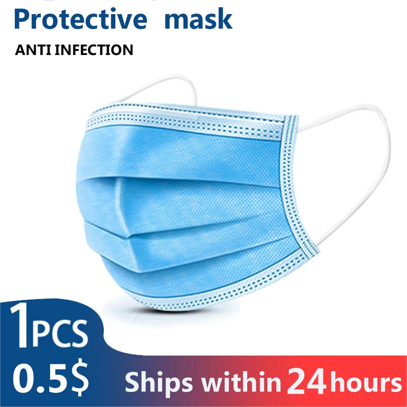 

10/30/50/100PCS KN95 Layer Non-woven Thickened Dust Mask N95 Thickened Disposable Mouth Mask Same as ffp33 KF94 N95