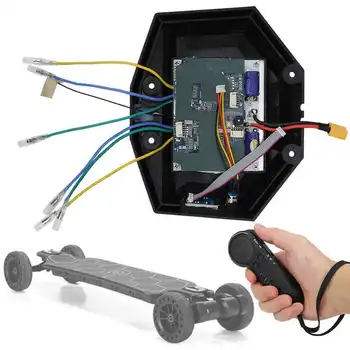 

Durable Electric Four Wheel Skateboard Hub Motor Double Drive Controller Box Set Equipment For Electric Skateboard Accessory