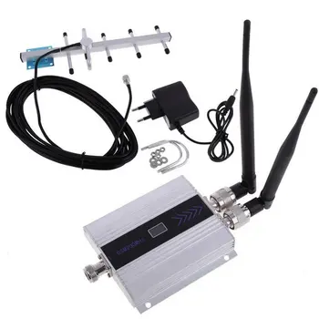 

LCD GSM 900Mhz Cell Phone Signal Repeater Booster Amplifier with Aerial High Gain Signal Extender for Home Office