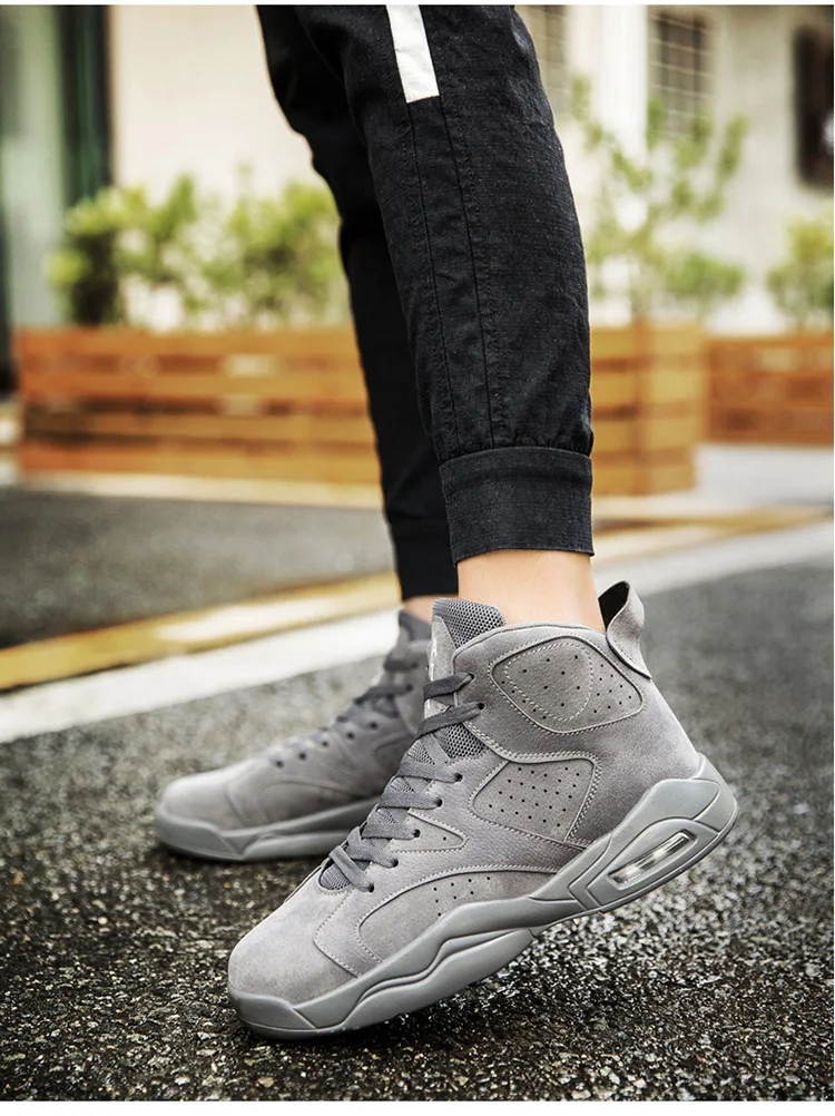 Air Cushion Jordan Basketball Shoes Men Breathable High-top Sports Hombre Athletic Mens Shoes Comfortable Adult Sneakers Man