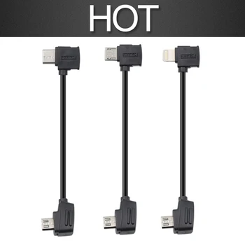 

Micro USB Fit IOS Type-c OTG Data Cable Line 10cm For DJI Mavic 2 pro Mavic Mini Zoom Air Spark Controller Samsung iPhone Xiaomi