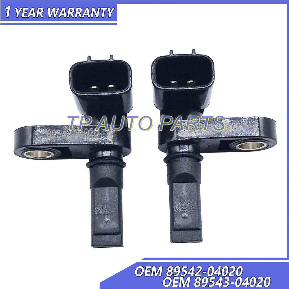 2 шт. датчик скорости колес ABS OEM 89542-04020 89543-04020 8954204020 8954304020 совместим с Toyota Lexus |