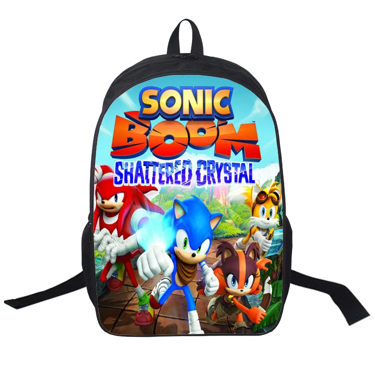 16 дюймов школьные сумки moive Sonic рюкзак boom для студентов школьная сумка для девочек мальчиков рюкзак mochilas индивидуальный заказ