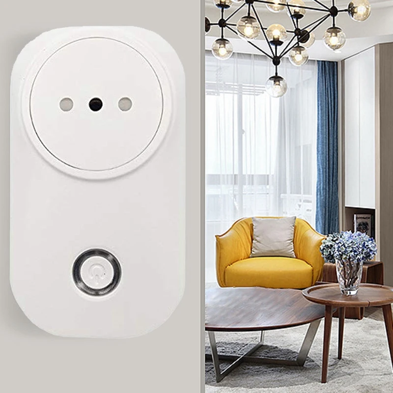 AABB-2Pcs Смарт Wi-Fi Италия разъем питания таймер разъем Поддержка Google Home Alexa голос