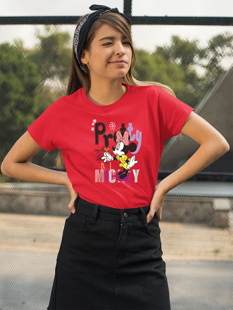 Etapa Oficial falso Disney Mickey Party Fashion Minnie T-shirt Female New Ropa Tumblr Mujer  Harajuku Short Sleeve European Drop Ship S-XXXL Size Y2K _ - AliExpress  Mobile