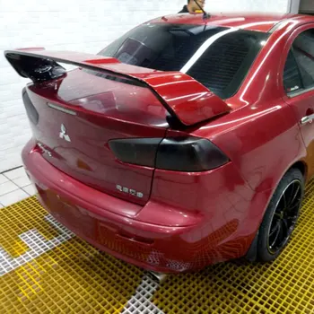 

ABS Plastic Rear Trunk Spoiler For Mitsubishi LANCER EVO 2010-2014 Primer Color Car Tail Decorations