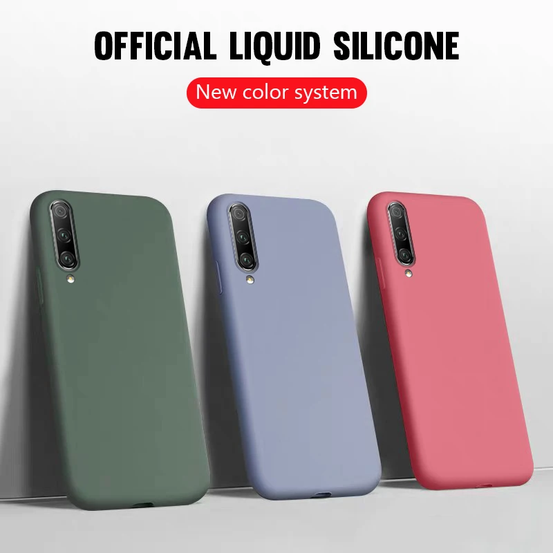 Роскошный однотонный чехол из жидкого силикона ТПУ Для Xiaomi Mi 9 Lite A3 A2 6X 8 SE Pro CC9 на