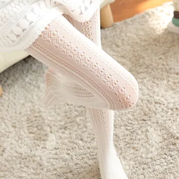 

Sexy Lolita lace stockings pantyhose female carved net stockings hollow thin section bottoming lolita socks student stockings