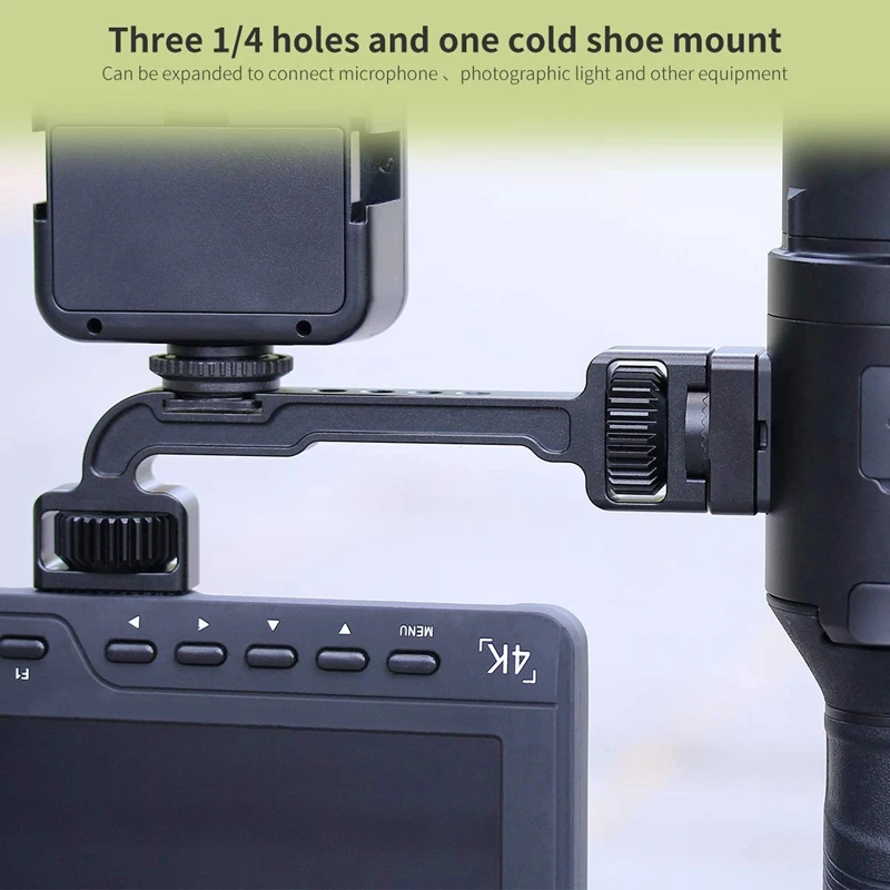 Ronin S Monitor Mount Extension Plate Bracket Magic Arm W Cold Shoe Mount for Microphone Led Video Light for Ronin-S Gimbal Ac