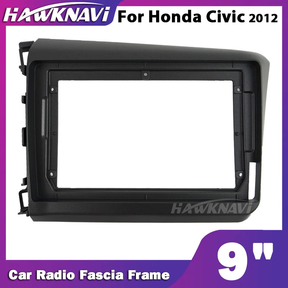 Автомобильная аудиорамка Hawknavi 9 дюймов для Honda Civic 2012 2 Din автомобильная