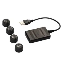 TY06N USB TPMS для Android автомобильный навигатор dvd-плеер Авто контроль давления в шинах Температура шин сигнализация