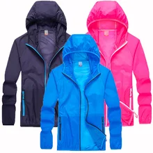 Парные быстросохнущие спортивные ветрозащитные дышащие водонепроницаемые уличные солнцезащитные костюмы из спандекса для мужчин и женщин