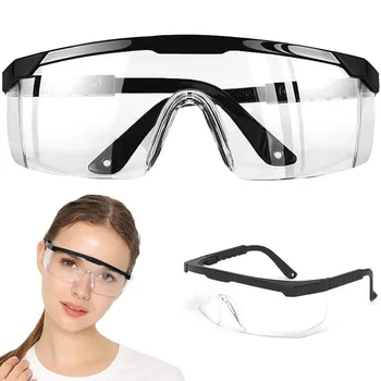 

Transparent Safety Goggles Protective Safety Glasses Anti Dust Eye Protection Riding Eyewear Vented Lab Glasses Anti Saliva Sand