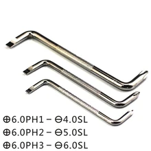 3 шт. набор отверток для гибки с магнитным Z/S типом легированной стали экономичный ремонт разборка ручной инструмент для небольших углов зазоров