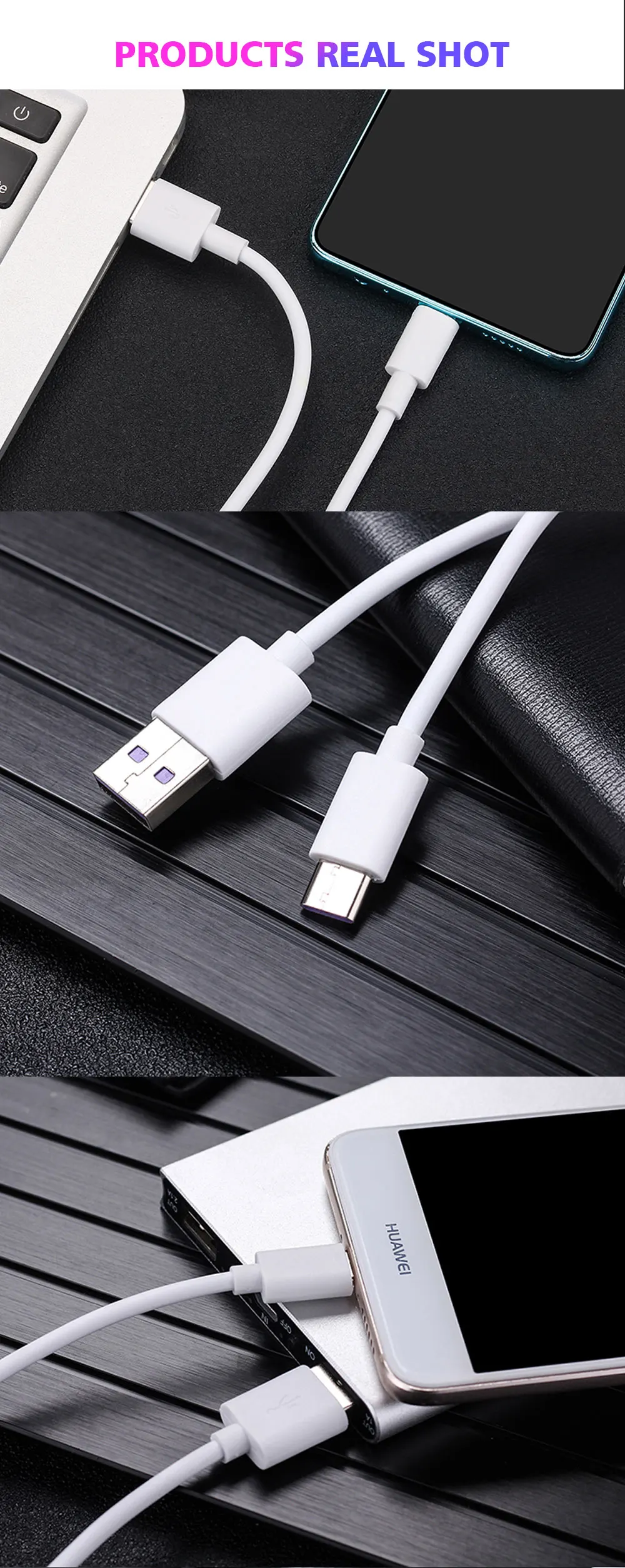 Ahowie USB C зарядное устройство 3,0 type C кабель короткий Tipo C 3,1 кабель для быстрой зарядки для Xiaomi Note 7 samsung S8 A50 S10 5A Carga Rapida