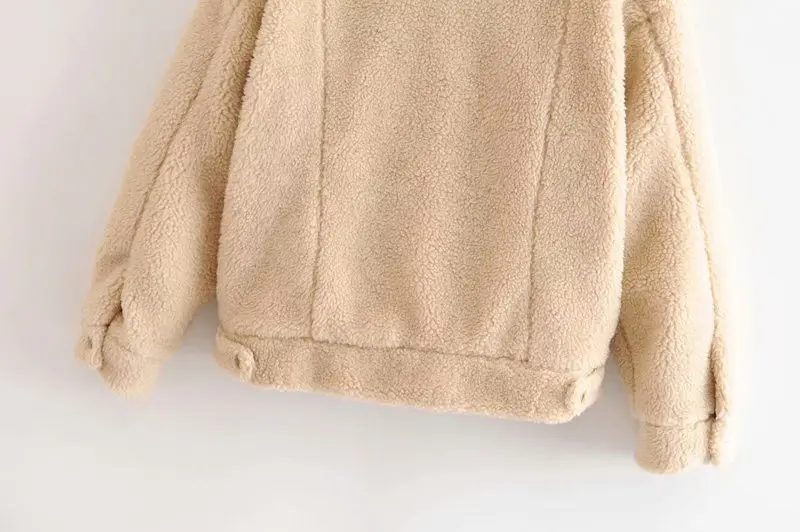 IFox New Arrival Autumn Winter Women Jackets Fashion Thick Warm Cotton Long Sleeve Outerwear Cardigan with Pockets