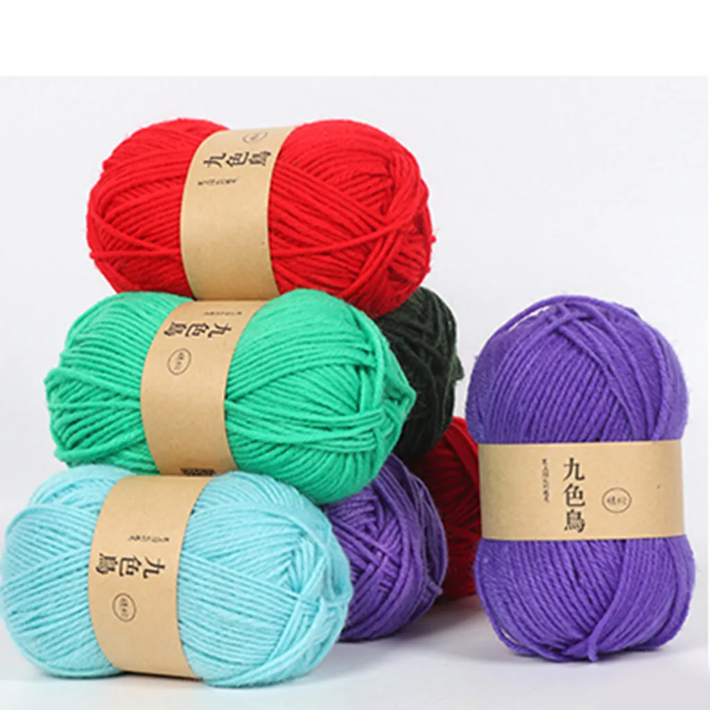 Высококачественная шерстяная пряжа ручной работы для вязания сделай сам зимний