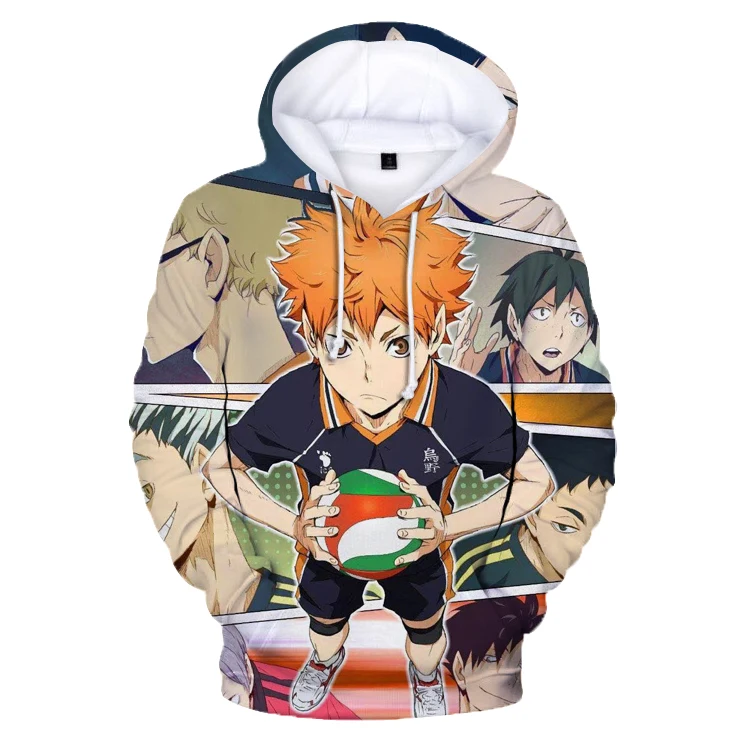 

Худи Haikyuu 3D для волейбола, детская Аниме Толстовка, мужские/мужские пуловеры для волейбола Haikyuu! Одежда Bokuto Kageyama Kenma Kozume Япония
