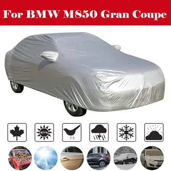 

Car Cover MPV Outdoor Anti-UV Sun Shade Rain Snow Scratch Protection Windproof Cover For BMW M850 Gran Coupe