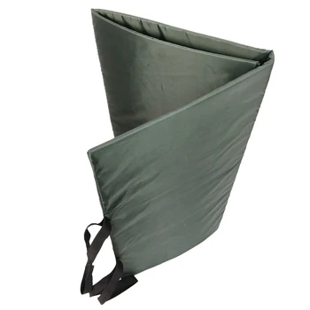 

Foldable Unhooking Mat Fish Protection Fold Over Straps Pad, Dark Green