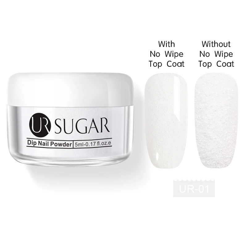 Ur Sugar цвет окунания ногтей Порошковая голографическая Лазерная блестка Хамелеон розовый Серия dip порошок ногтей Дизайн ногтей без лампы - Цвет: Gradient1