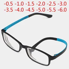 0,5~-6,0 диоптрий Ретро близорукие очки для студентов близорукость очки для женщин мужчин TR90 сверхлегкие очки близорукие очки