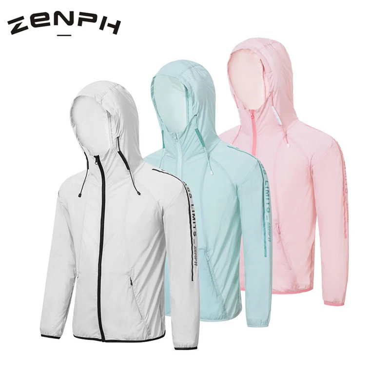 

Zenph Unisex Summer Cool High Index Sunscreen Clothing Men Women Light Mesh Breathable Comfortable Quick Dry Anti-UV Coat