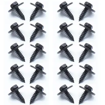 

Retainer Clips Screw Hex Head Screws For BMW Metal Engine Head Washer Parts