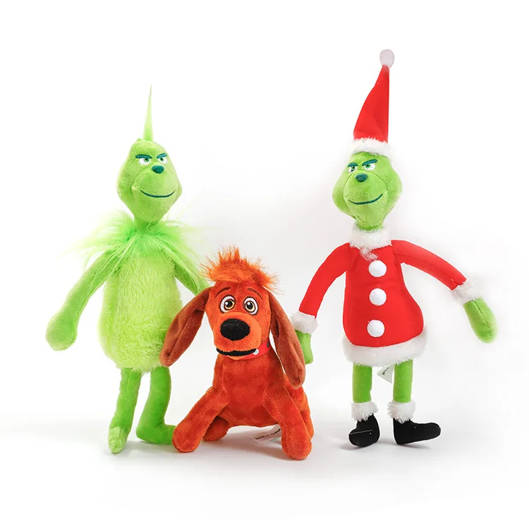 1 шт. 18-38 см Grinch плюшевые игрушки как Grinch украли Рождество Grinch Max собака плюшевые куклы игрушки мягкие игрушки для детей Подарки