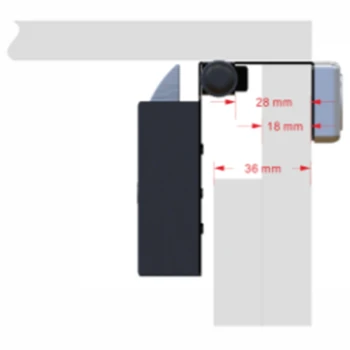 

Smart Electric Mini Lock Fingerprint for Drawer Cabinet Wardrobe Round Smart Electric Lock
