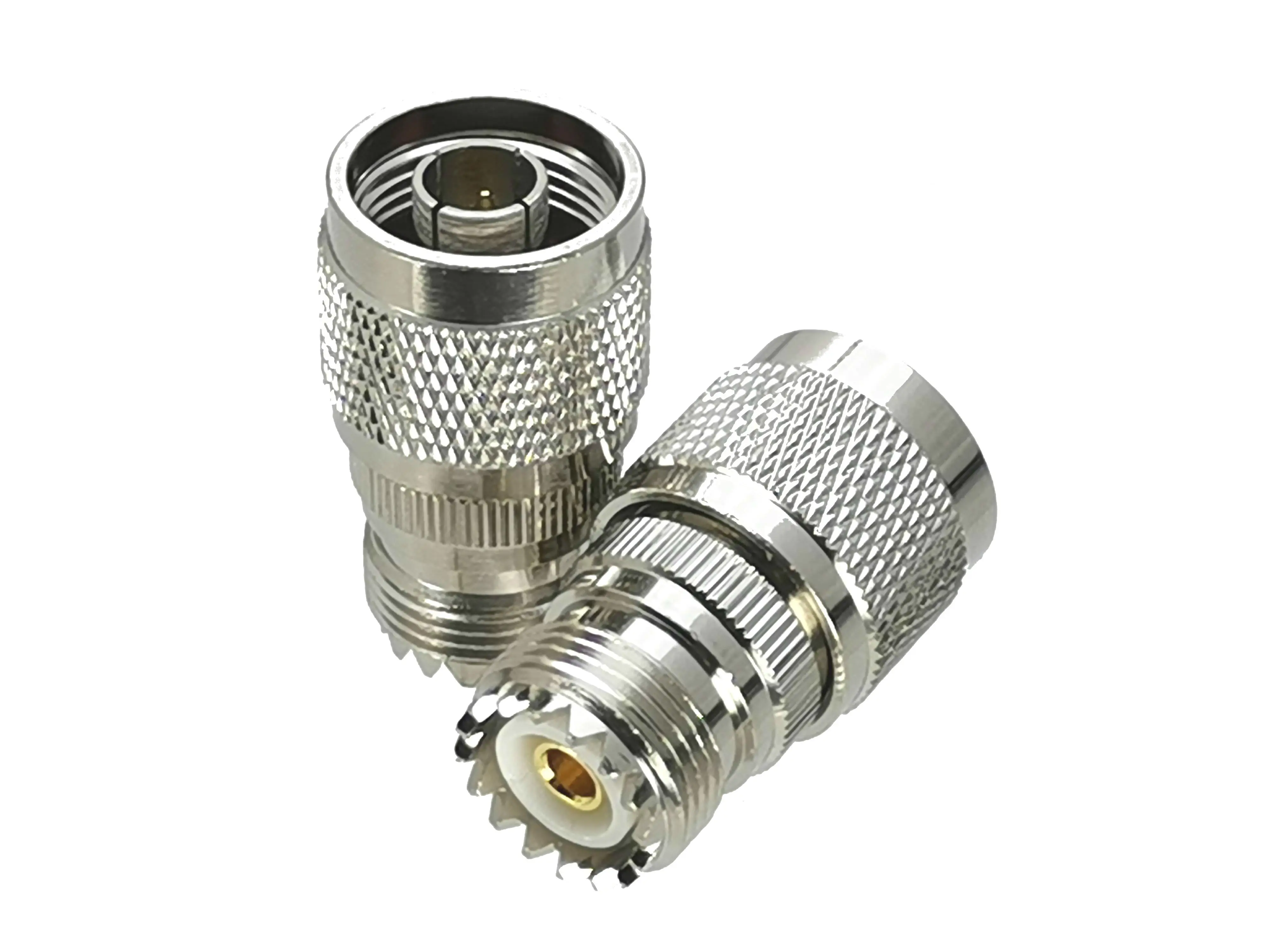 Double Female Coax Connectors UHF Female 8 Bulkhead SO-239 Coaxial ...
