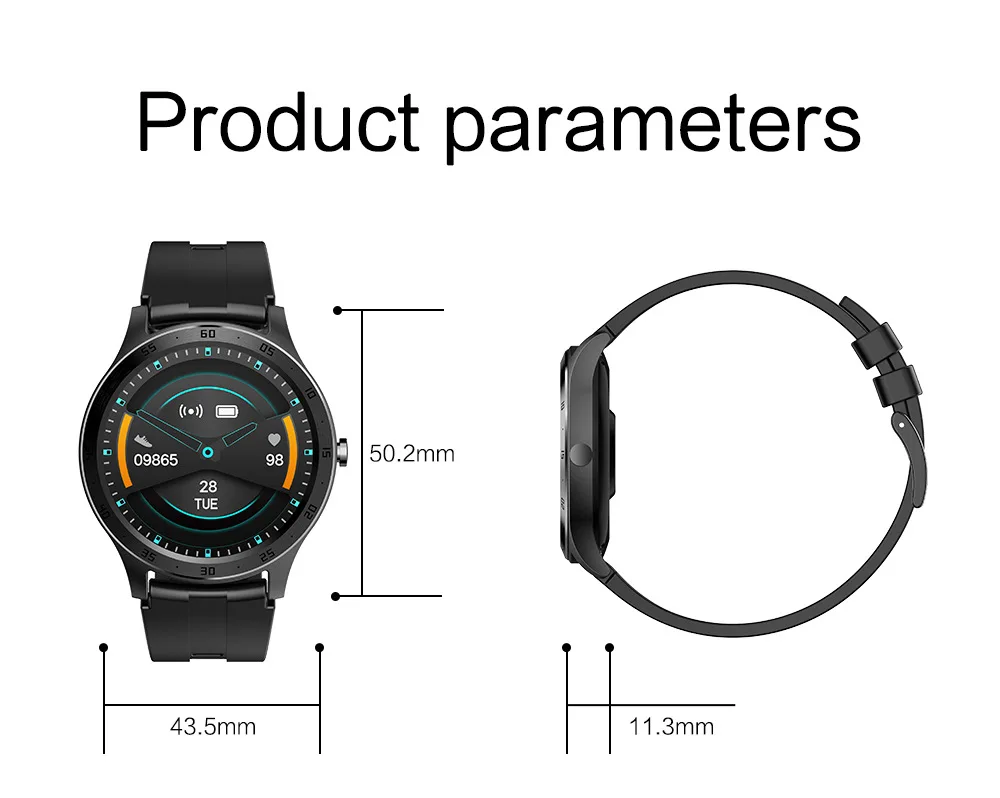 Colmi S20 Smart Watch Pria Baru Bulat 