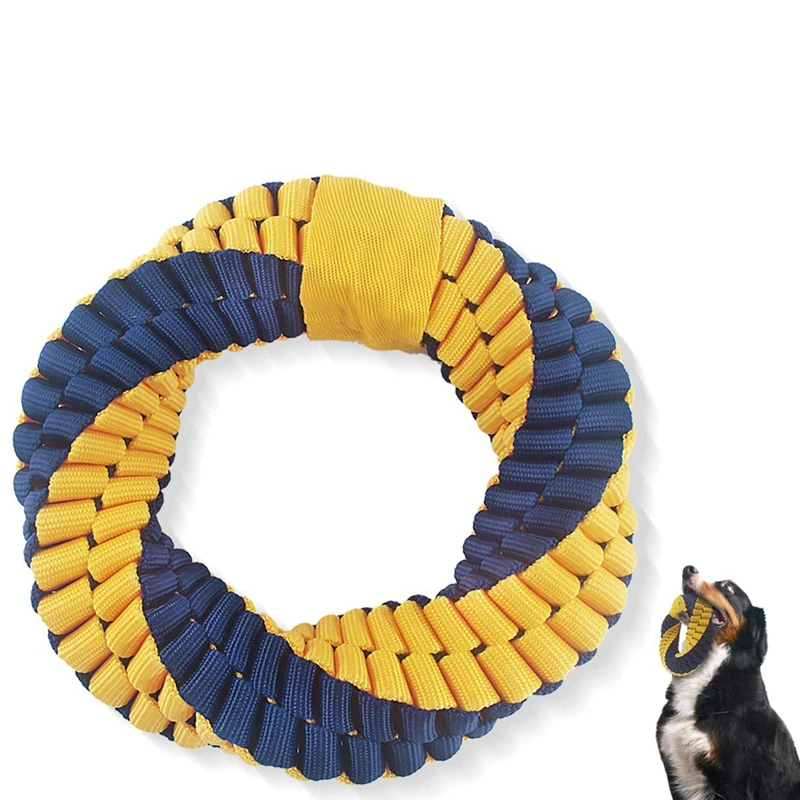 ペット犬のロープのおもちゃ特別なナイロン編組犬のおもちゃ インタラクティブタグボートのおもちゃ大型犬 Dog Toys Aliexpress