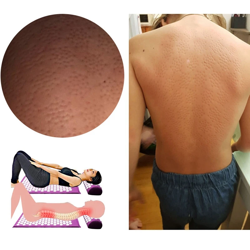 Lotus Acupressure Массажный коврик подушка шиацу облегчение боли стресс Массаж тела способствует циркуляции крови коврик для акупунктуры