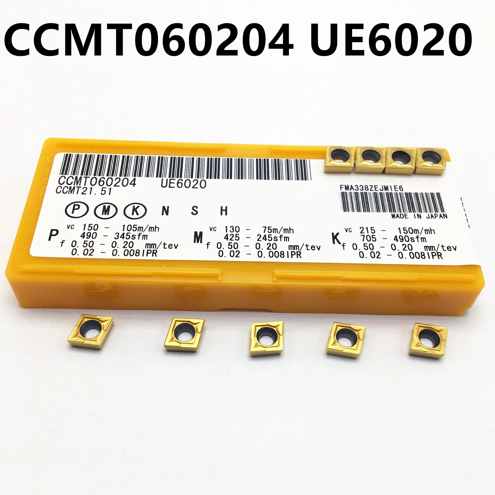 

Carbide insert CCMT060204 UE6020 internal turning tool carbide CNC lathe tool CCMT 060204 cutting tool