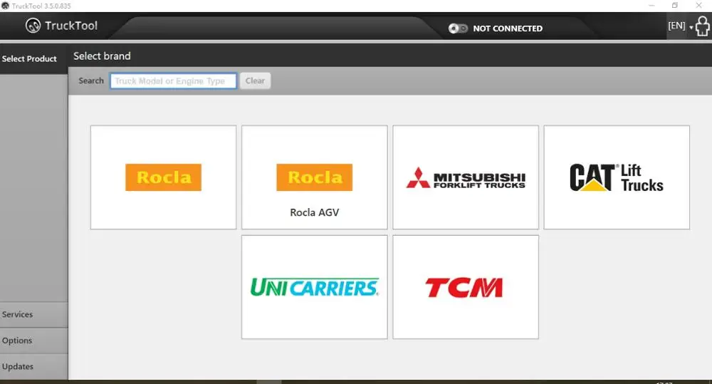 TruckTool 3.7 [1.2021] (Diagnostic Program for Mitsubishi  Cat  TCM UniCarriers  Rocla)