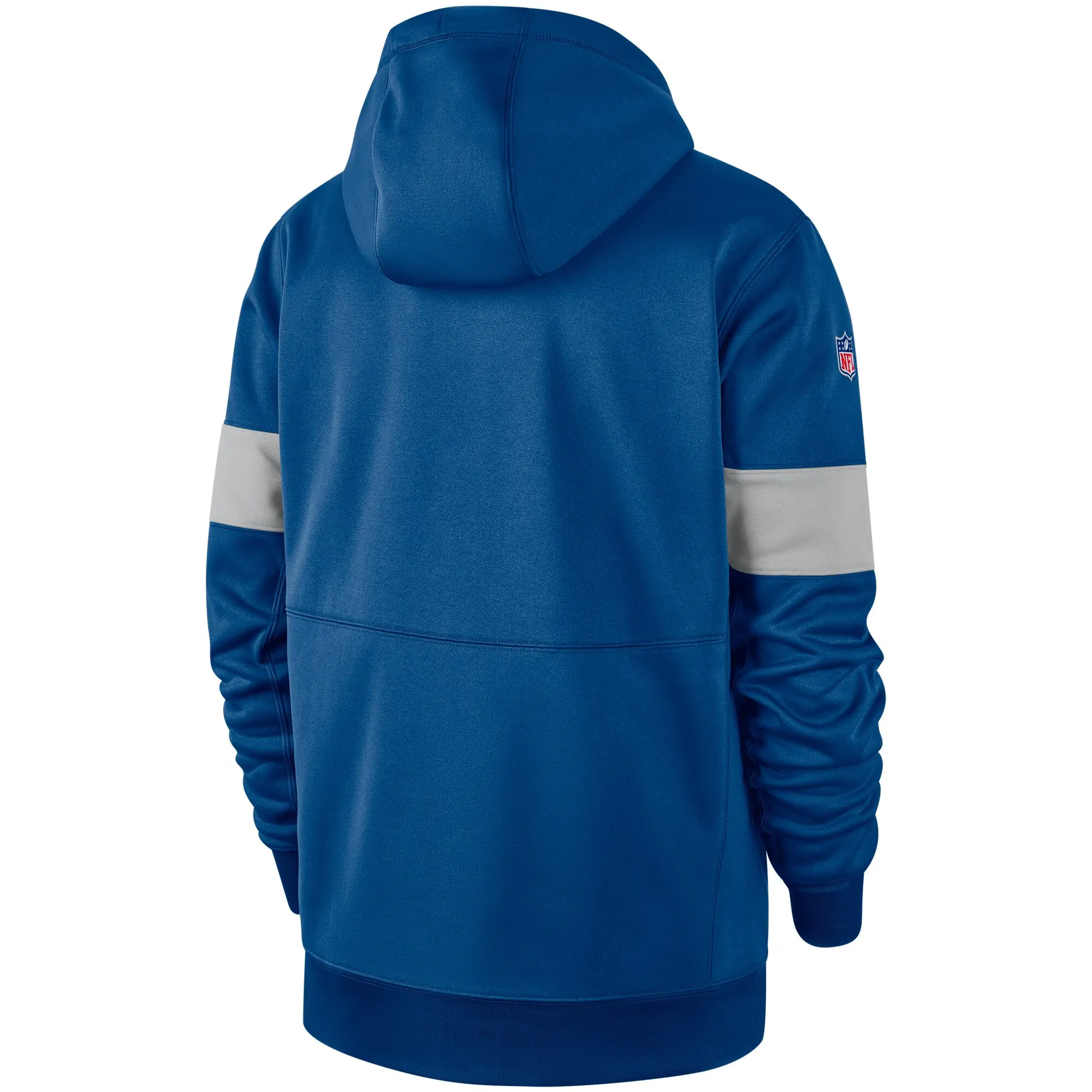 Индианаполис Colts куртки мужские Sideline Производительность Полный-молния Толстовка Королевский