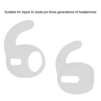 

3 Pair Silicone In-ear Headset Earbuds Cover for AirPods Pro TWS Earphone Case Eartips Hook for AirPods Accessory