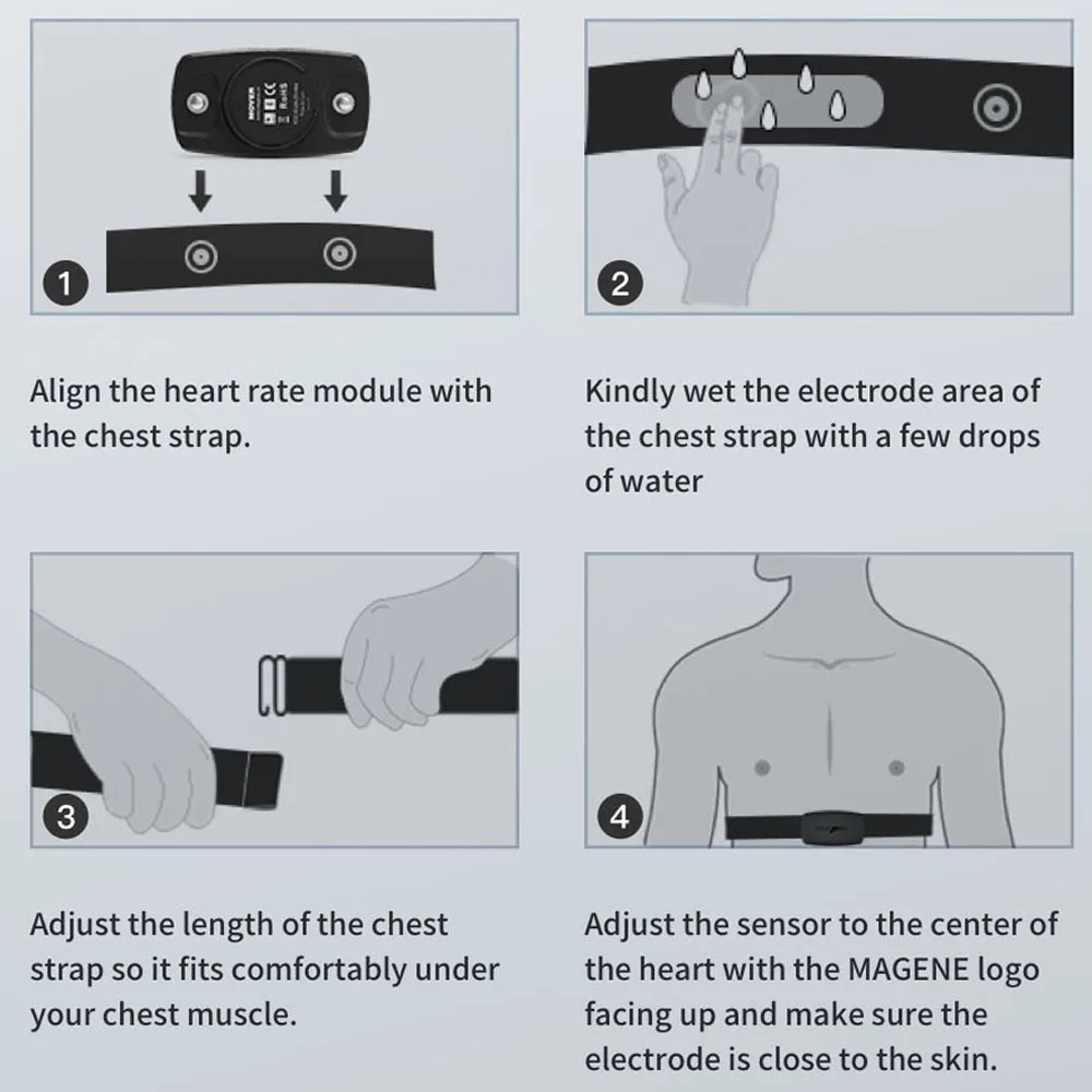 Polar Cadence Sensor Compatible With Polar XTrainer Plus Heart Rate Monitor