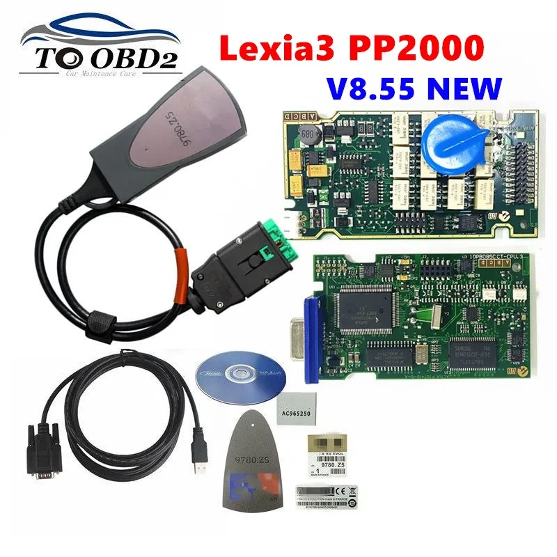 Диагностический сканер 921815C Lexia3 Diagbox V7.83 V8.55 для Citroen/Peugeot|lexia 3|scanner lexialexia 3 v48 |